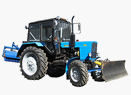 Услуги трактора коммунального уборочного на базе МТЗ Беларус 920 (с системой увлажнения и щеткой)